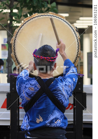 Festival drums Taiko Taiko Festival drums Taiko Taiko 106903281