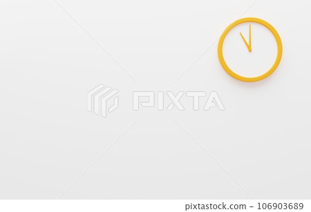 3D圖像_簡單掛鐘_11點鐘 106903689