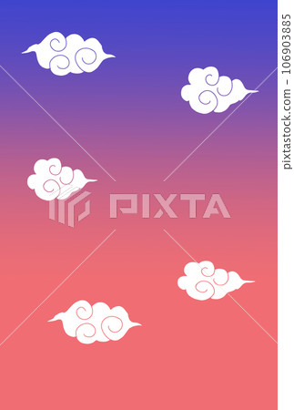 Background sky gradient and clouds Background sky gradient and clouds 106903885