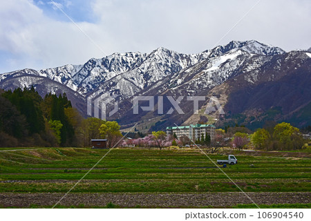 信州之春 白馬村之春景 信州之春 白馬村之春景 106904540