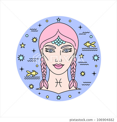 Pisces zodiac sign 106904882
