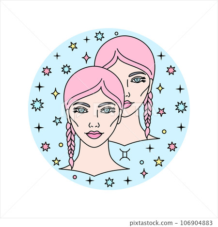Gemini zodiac sign 106904883