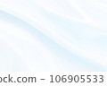 Abstract beautiful simple clean smooth folds bright white and light blue color cloth texture background soft pattern 106905533