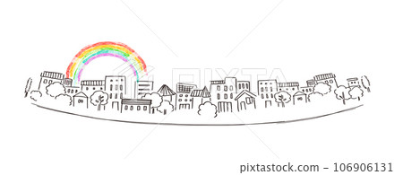 Cityscape sketch simple illustration Cityscape sketch simple illustration 106906131