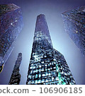 Buildings looking up 106906185