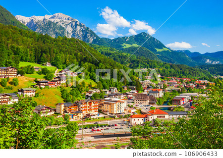 Berchtesgaden town in Bavaria region, Germany 106906433