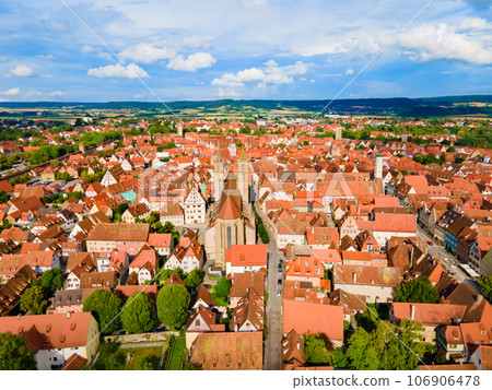 Rothenburg ob der Tauber aerial view Rothenburg ob der Tauber aerial view 106906478