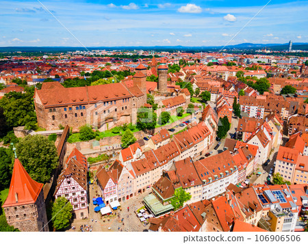 Nuremberg Castle in Nuremberg city, Bavaria 106906506