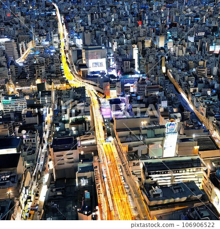 Night view from a skyscraper 106906522