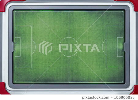 Green football field top view night background Green football field top view night background 106906853