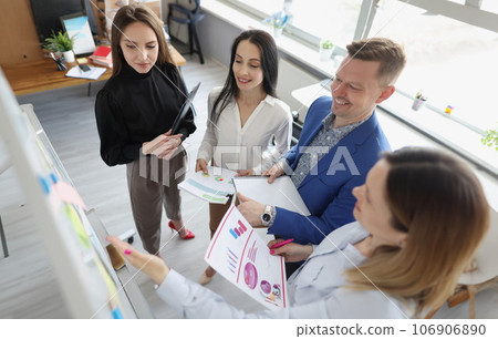 Managers are trained in business analytics and building marketing plan Managers are trained in business analytics and building marketing plan 106906890