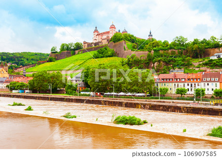 Marienberg Fortress in Wurzburg city, Germany 106907585