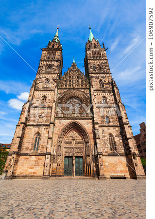 Nuremberg old town in Bavaria, Germany 106907592