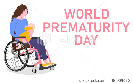 World prematurity day. Vector illustration 106909030
