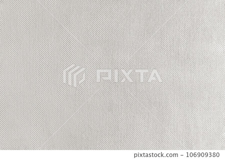 Texture background of white velours fabric, cloth surface, weaving of jacquard material 106909380