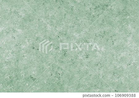 Grungy background texture. Vintage green concrete surface, painted fabric studio backdrop 106909388
