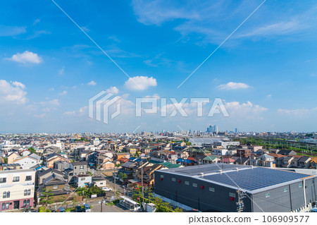 從天守閣眺望清須城(愛知縣清須市) 從天守閣眺望清須城(愛知縣清須市) 106909577