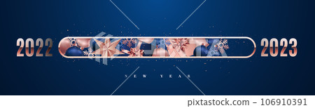 Progress bar filled with Christmas gifts Progress bar filled with Christmas gifts 106910391