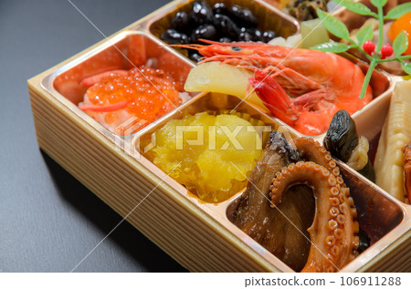 Osechi dishes for New Year's Day Osechi dishes for New Year's Day 106911288