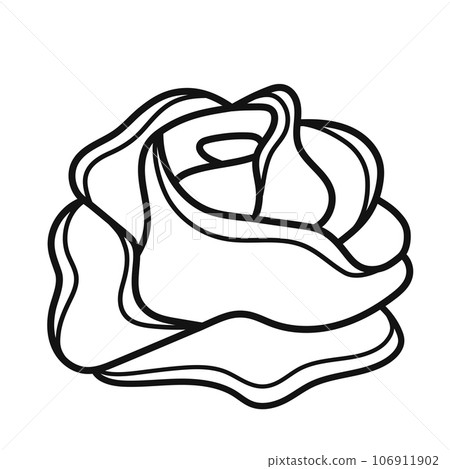 Pickled ginger slices. Hand drawn sketch icon of japanese food element for sushi. Isolated vector illustration in doodle line style. Pickled ginger slices. Hand drawn sketch icon of japanese food element for sushi. Isolated vector illustration in doodle line style. 106911902
