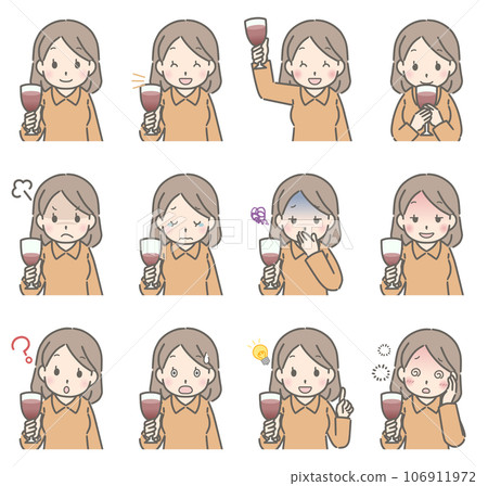 喝酒的年輕女子（便衣） 106911972