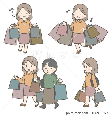 年輕女子購物(便衣) 年輕女子購物(便衣) 106911974