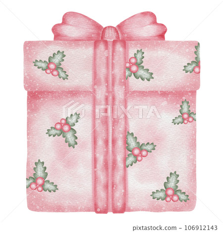 Pastel Christmas present  106912143