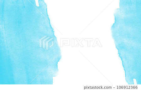 refreshing blue watercolor paint 106912366