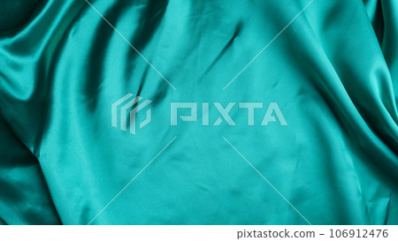 green satin fabric background material green satin fabric background material 106912476