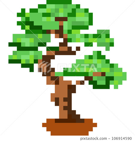 Bonsai pixel 106914590