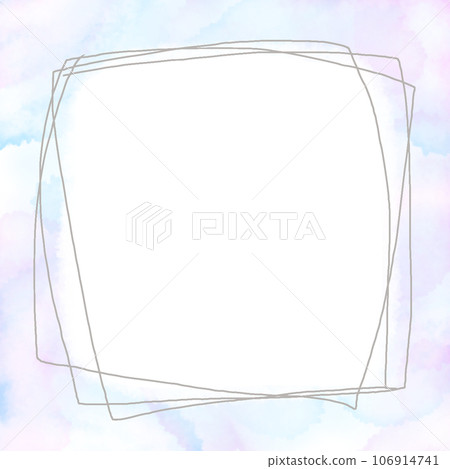 水彩框架手寫插圖 106914741