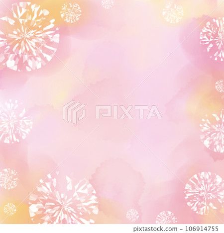 watercolor frame jewel 106914755