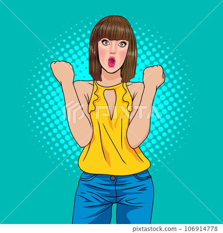 surprise woman OMG looking wow 173 surprise woman OMG looking wow 173 106914778