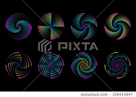 Collection of halfton elements 106914847