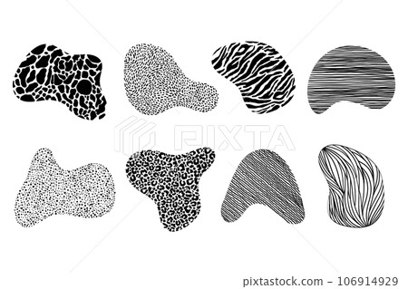 Collection of abstract shapes Collection of abstract shapes 106914929