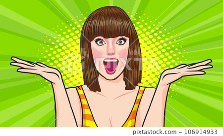 surprised Beautiful young woman 052 surprised Beautiful young woman 052 106914933