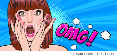 surprised Beautiful young woman 055 surprised Beautiful young woman 055 106914935