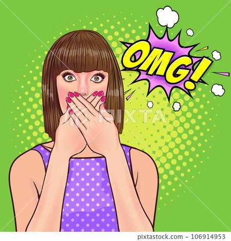 surprised Beautiful young woman 076 surprised Beautiful young woman 076 106914953