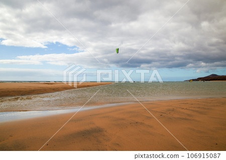 unbelievable beautiful orange sandbars of Risco del Paso unbelievable beautiful orange sandbars of Risco del Paso 106915087