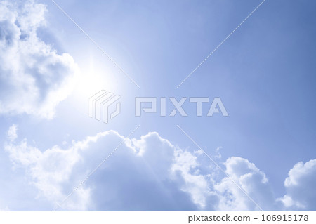 Summer sky sun and clouds Yokohama 106915178