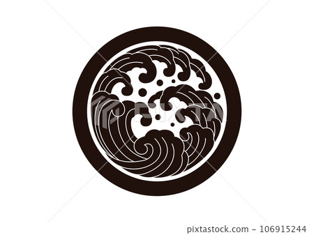 帶左波的圓圈。 106915244