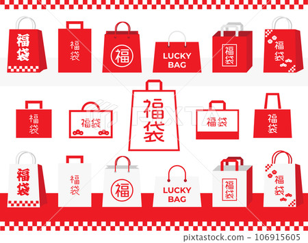 福袋插畫集01紅白 106915605