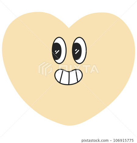 heart emotion emoji y2k retro groovy cute kawaii heart emotion emoji y2k retro groovy cute kawaii 106915775