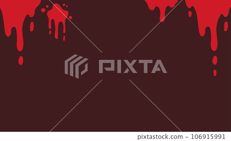 Bloody background. Halloween background with copy space for your text. Ready to apply to your design. Vector. 106915991