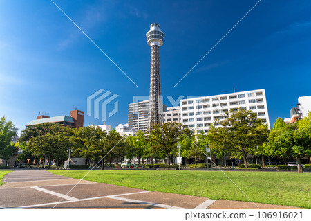 [神奈川縣]橫濱山下公園/海洋塔風景 106916021