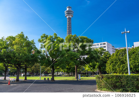 [Kanagawa Prefecture] Yokohama Yamashita Park/Marine Tower scenery 106916025