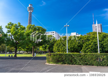 [Kanagawa Prefecture] Yokohama Yamashita Park/Marine Tower scenery 106916026