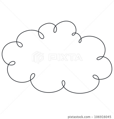 cloud star moon line doodle cute kawaii baby shower, nursery  106916045
