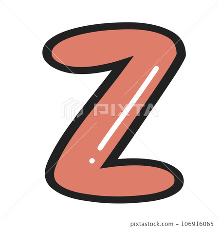 Cheerful, colourful, glossy,balloon children's alphabet. Colored 3d letters and numbers birthday 106916065