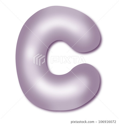 Cheerful, colourful, glossy,balloon children's alphabet. Colored 3d letters and numbers birthday 106916072